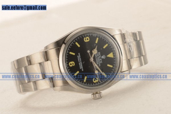 Replica Rolex Explorer Watch Steel 214270 bysao
