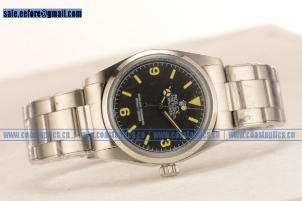 Replica Rolex Explorer Watch Steel 214270 bysaos
