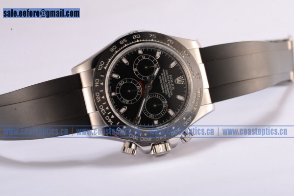 1:1 Clone Rolex Daytona Chrono Watch Steel 116519 blks