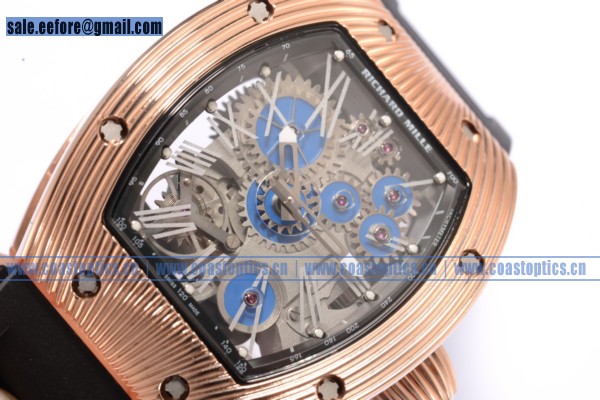 1:1 Replica Richard Mille RM 018 Tourbillon Hommage a Boucheron Watch Rose Gold RM 018 - Click Image to Close