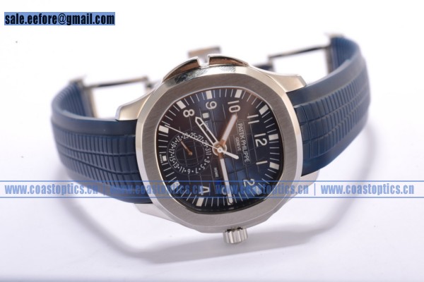 Perfect Replica Patek Philippe Aquanaut Travel Time Watch Steel 5164A-002 - Click Image to Close