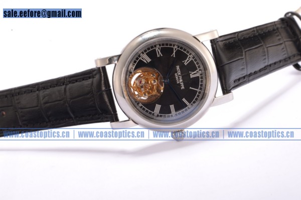 Perfect Replica Patek Philippe Complication Tourbillon Watch Steel PP-2001