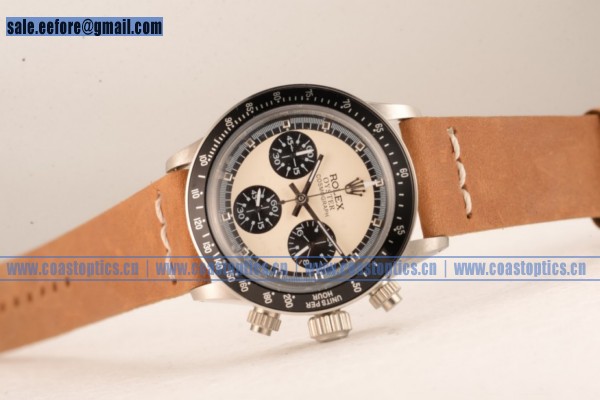 Replica Rolex Daytona Vintage Chrono Watch Steel 3646 blkd