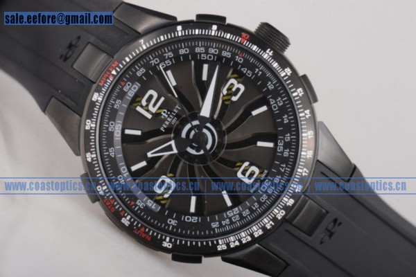 Perrelet Best Replica Turbine Pilot Watch PVD A1086/1