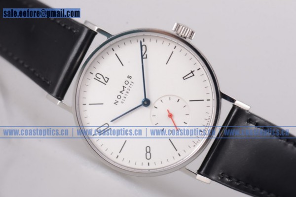 Nomos Glashutte Tangente 33 Watch Steel 122W Best Replica White Dial Small Second