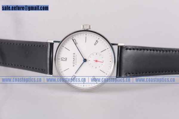 Nomos Glashutte Tangente 33 Watch Steel 122W Best Replica White Dial Small Second - Click Image to Close