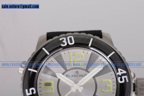 Best Replica Blancpain Fifty Fathoms 500 Fathoms Watch Steel 50015-12B34-52B - Click Image to Close