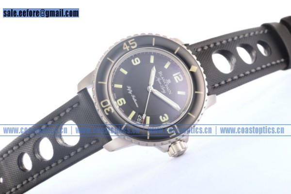 1:1 Perfect Replica Blancpain Fifty Fathoms Watch Steel 5015-1130-52b (ZF)