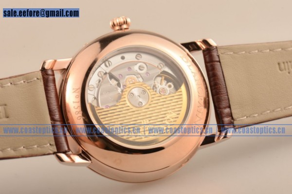 Perfect Replica BlancPain Villeret Moonphase & Complete Calendar Watch Rose Gold 6664-3642-55Big (AAAF) - Click Image to Close