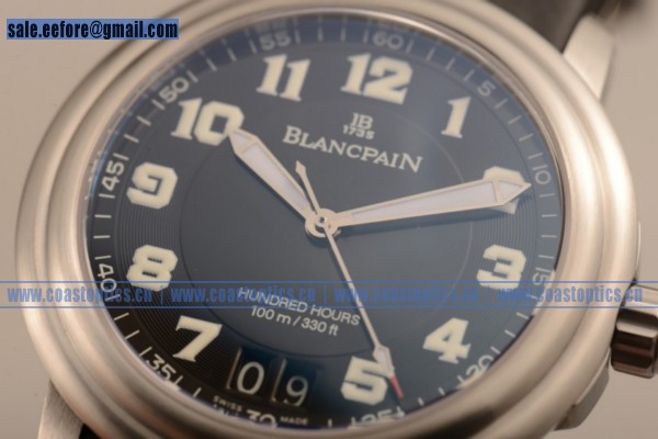 1:1 Replica Blancpain Hundred Hours Chrono Watch Steel 2100-1130M-55 (AAAF) - Click Image to Close