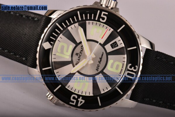 Perfect Replica Blancpain Fifty Fathoms Flyback Watch Steel 50021-12B30-52A (ZF)