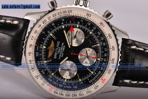 Breitling Navitimer GMT Watch Perfect Replica Steel ab044121/bd24-1lt