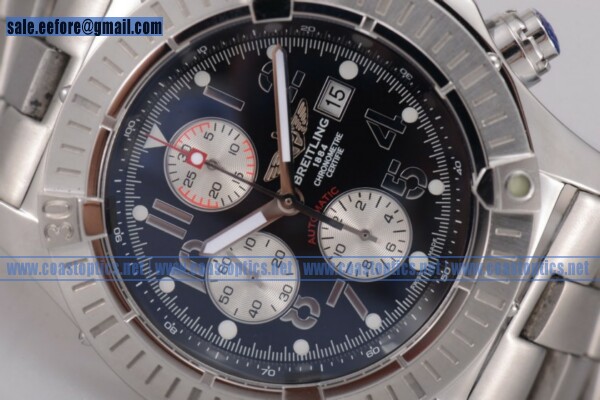 Breitling Perfect Replica Super Avenger Chrono Watch Steel A1337011/B682