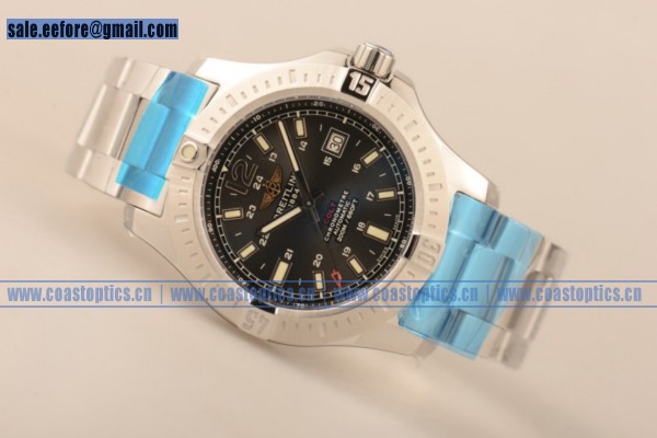 Perfect Replica Breitling Clot Chrono Watch Steel A7438811-BD45SS