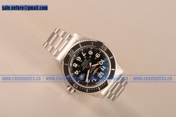 Perfect Replica Breitling SuperOcean II Watch Steel A17365C9/BD67-161A (GF)