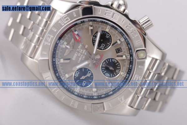 Perfect Replica Breitling Chronomat B01 GMT Chrono Watch Steel ab041012/q586-ss (GF)