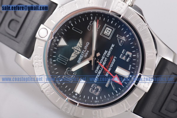 Breitling Avenger II GMT Watch Steel Perfect Replica A3239011-BC35-152S-A20S.1