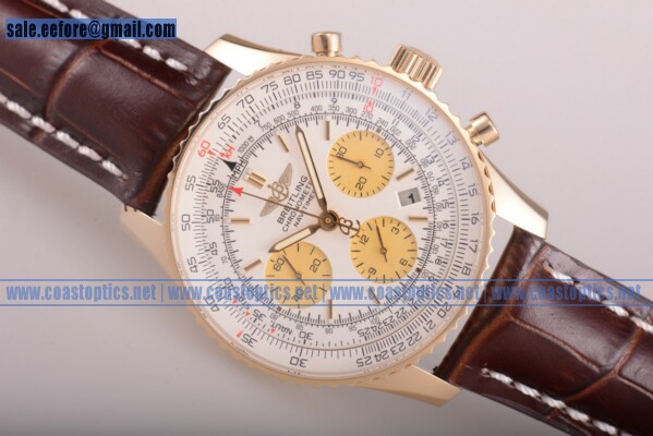 Breitling Navitimer 01 Perfect Replica Watch Rose Gold D2332212/B639