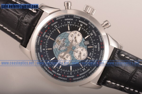 Replica Breitling Transocean Chronograph Unitime Watch Steel AB0510U4/BB62
