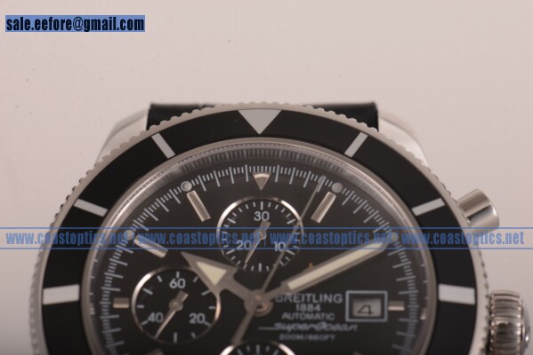 Breitling Perfect Replica SuperOcean Heritage 46mm Chrono Watch Steel A13320 - Click Image to Close