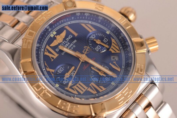 Perfect Replica Breitling Chronomat B01 Chrono Watch Two Tone Case CB011012.C784.375C