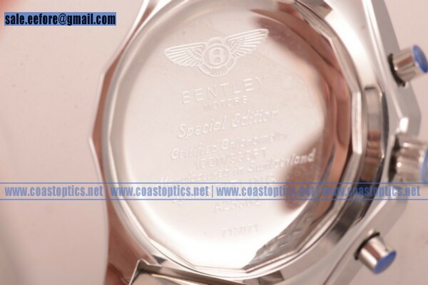 Replica Breitling Bentley Tourbillon Special Edition Watch Steel L18841/Ws - Click Image to Close