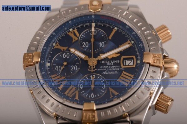 Perfect Replica Breitling Chronomat Evolution Chrono Watch Two Tone B1335611/B720 - Click Image to Close