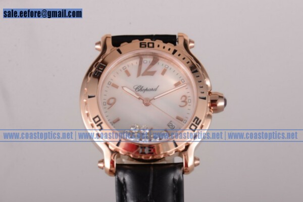 Replica Chopard Happy Sport II Watch Rose Gold 277471-5014 - Click Image to Close