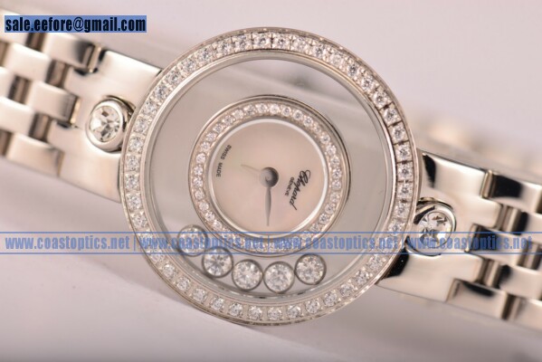Chopard Happy Diamonds Watch Steel 205691-1001 Perfect Replica