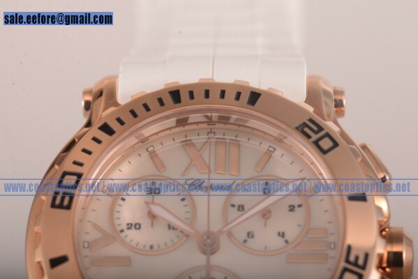 Chopard Happy Sport Watch Rose Gold 283581-5003 Perfect Replica (ZF) - Click Image to Close
