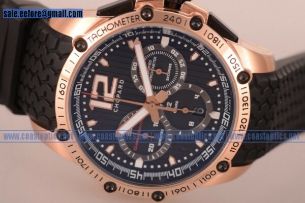 1:1 Replica Chopard Classic Racing Singapore GP Chrono Watch Rose Gold 161276-5001