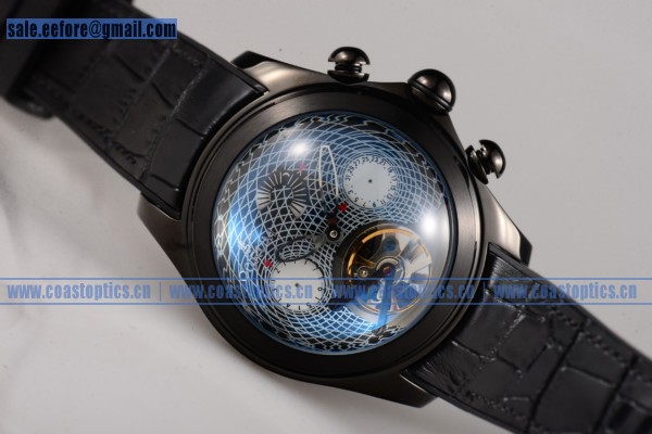 Corum Bubble Tourbillon Watch Replica PVD L397/02979