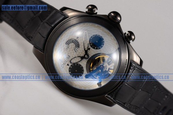 Corum Bubble Tourbillon Watch PVD Replica L397/02980