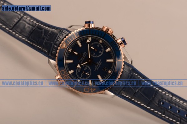 1:1 Replica Omega Planet Ocean 600M Co-Axial Master Chronometer Chrono Watch Steel 215.20.46.51.03.001L (EF)