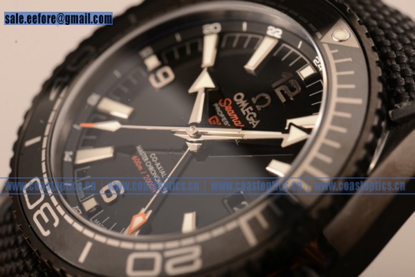 Perfect Replica Omega Seamaster Planet Ocean GMT "Deep Black" Watch PVD 215.92.46.22.01.001 (EF) - Click Image to Close