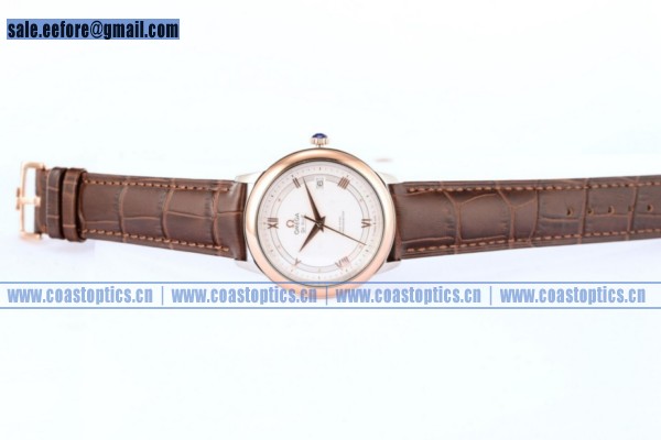 Best Replica Omega De Ville Prestige Co-Axial Watch Rose Gold 424.13.40.20.06.005 (YF) - Click Image to Close