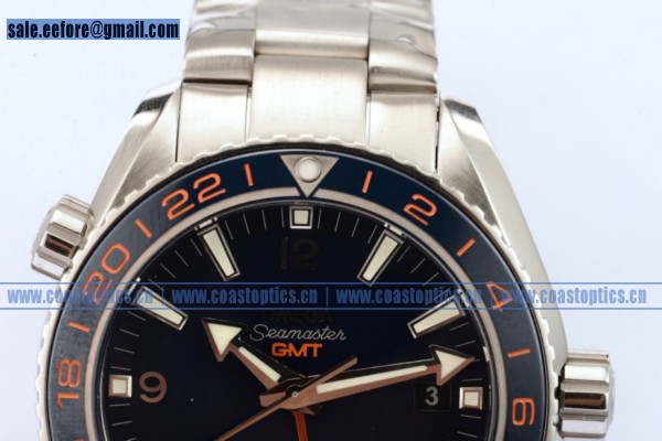 1:1 Replica Omega Seamaster Planet Ocean 600M Co-axial GMT Watch Steel 232.30.44.22.03.001(KW) - Click Image to Close