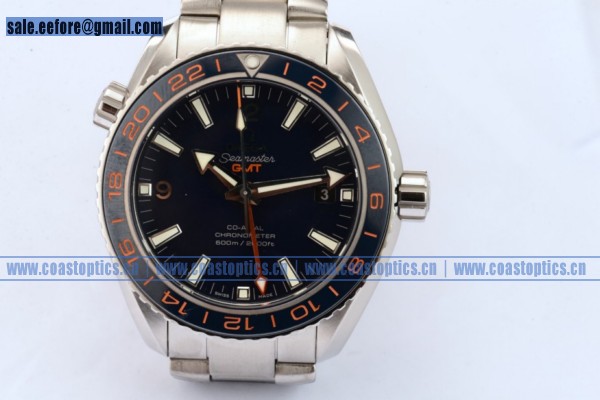 1:1 Replica Omega Seamaster Planet Ocean 600M Co-axial GMT Watch Steel 232.30.44.22.03.001(KW) - Click Image to Close