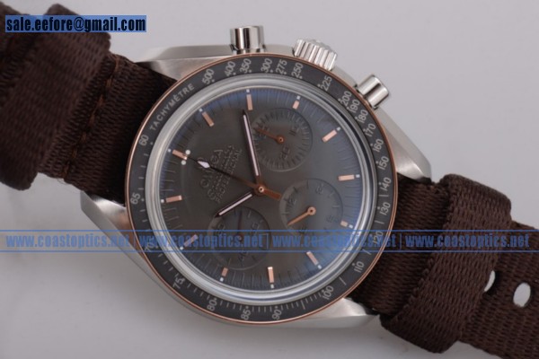 Omega Perfect Replica Speedmaster Moonwatch Apollo 11 45th anniversary Limited Edition Chrono Watch Steel 311.62.42.30.06.001(EF
