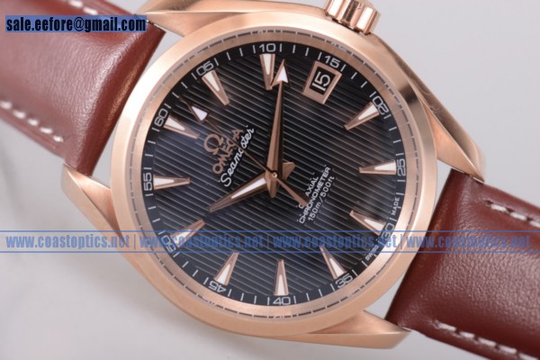 Omega Seamaster Aqua Terra 150 M Co-Axial Watch Rose Gold Perfect Replica 231.50.42.21.06.001B (EF)