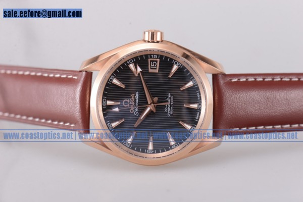 Omega Seamaster Aqua Terra 150 M Co-Axial Watch Rose Gold Perfect Replica 231.50.42.21.06.001B (EF) - Click Image to Close