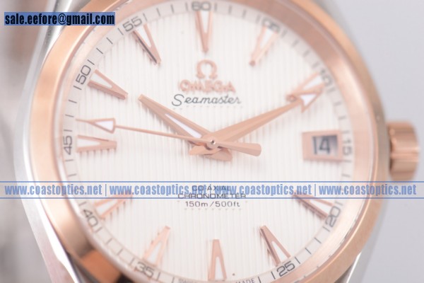 Omega Seamaster Aqua Terra 150 M Co-Axial Perfect Replica Watch Two Tone 238.10.43.00.01.005 (EF) - Click Image to Close