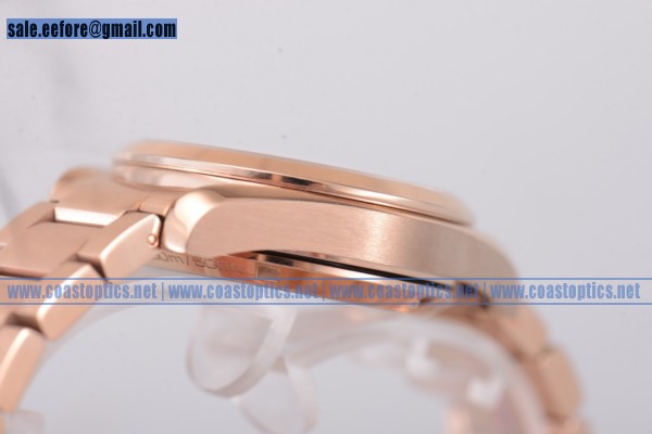 Omega Seamaster Aqua Terra 150 M Co-Axial Perfect Replica Watch Full Rose Gold 231.50.42.22.06.001 (EF) - Click Image to Close