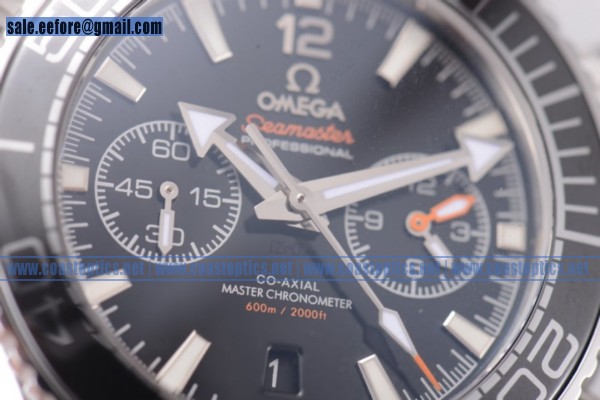Omega 1:1 Replica Seamaster Planet Ocean Chronograph Watch Steel 232.32.46.51.01.003 (EF) - Click Image to Close