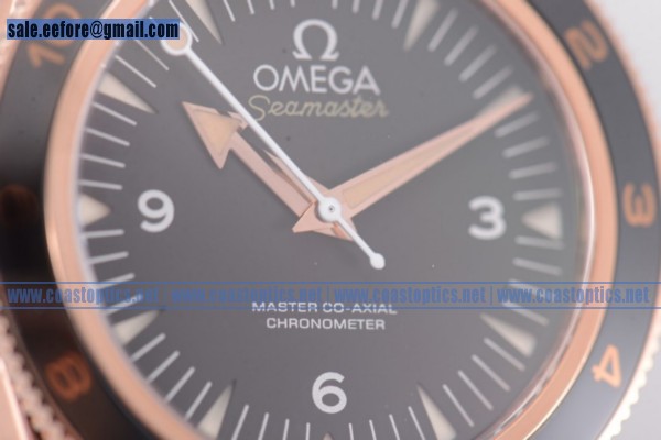 Omega Seamaster 300 Master Co-Axial Best Replica Watch Rose Gold 233.62.41.21.01.002(YF) - Click Image to Close
