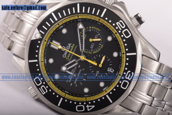 Omega Seamaster Diver 300M Chrono Watch Steel 212.30.44.50.01.002 Replica