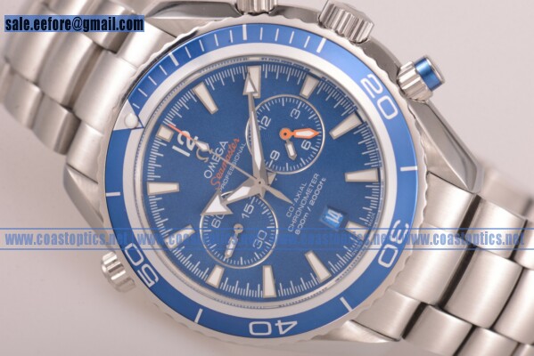 Omega Replica Seamaster Planet Ocean Chrono Watch Steel 232.32.46.51.01.005