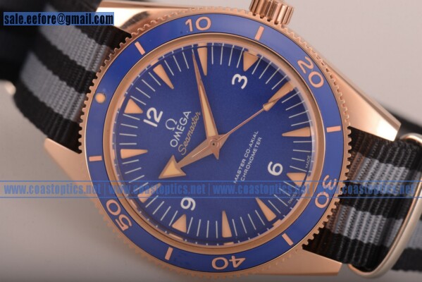 Omega Seamaster 300 Master Co-Axial Best Replica Watch Rose Gold 233.62.41.21.01.001