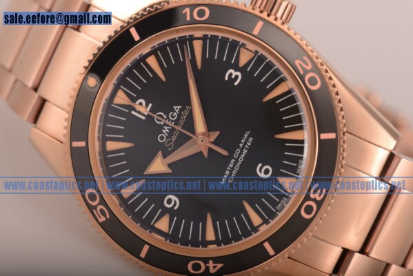 Omega Seamaster 300 Master Co-Axial Watch Rose Gold 233.60.41.21.01.001 Best Replica