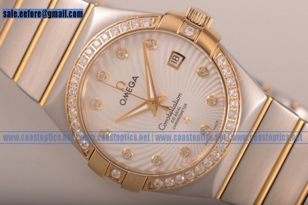 Omega Constellation Co-Axial Best Replica Watch Two Tone 123.25.38.21.52.003